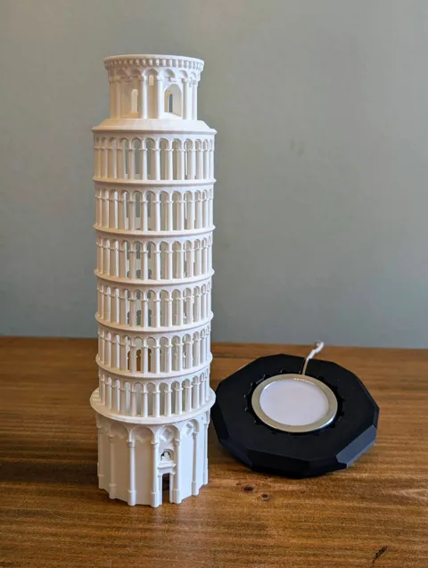 Leaning Tower of Pisa - LED Lamp view 4