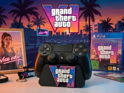 PS4 Controller Stand - GTA VI ( NO AMS )