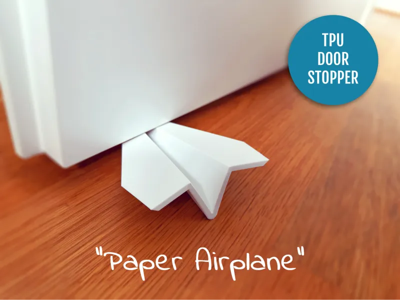 Paper Airplane TPU Door Stop