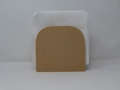 Wood‑Texture Napkin Holder