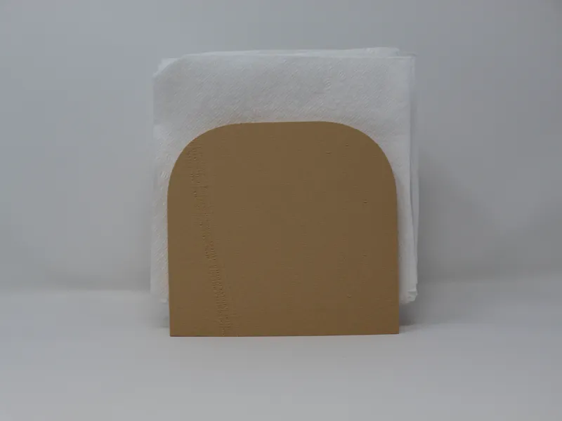 Wood‑Texture Napkin Holder