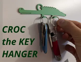 Crocodile key hanger