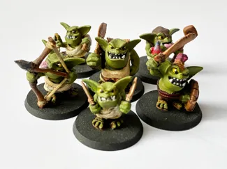 Supportless 25mm Goblin Troop