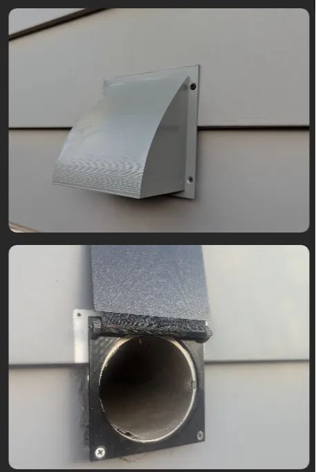 Fan Vent Cover Flap Soffit 