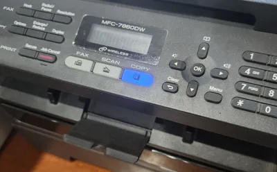 Brother MFC-7860DW Paper Output Catch Flap