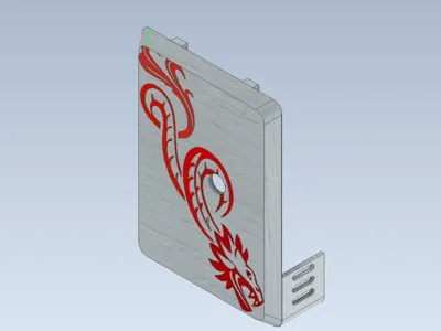 EXTRUSOR A1 COVER (MAGETIC) QUETZALCOATL
