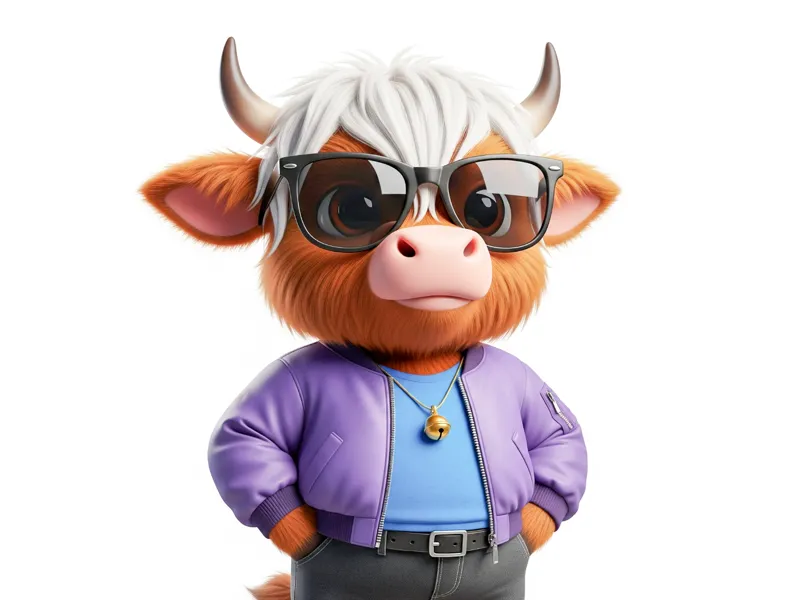 Cool Mo The Highland Cow