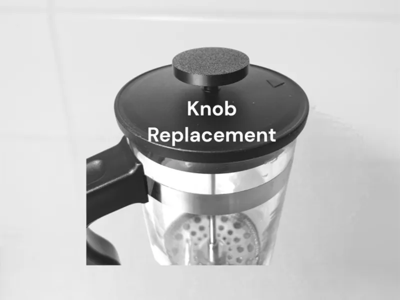 French Coffee Press Pushdown Knob