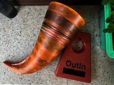 Viking Coffee Horn