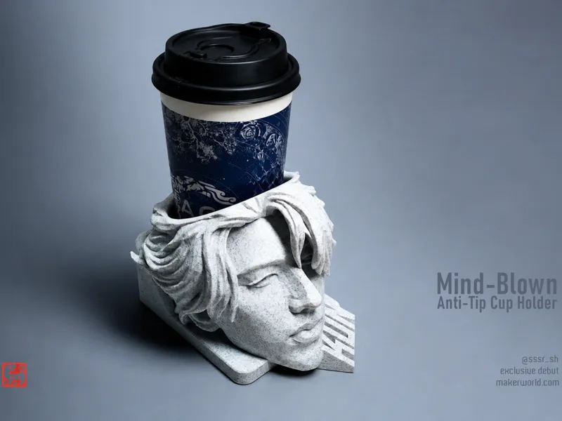Mind-Blown: Anti-Tip Cup Holder (KUN)