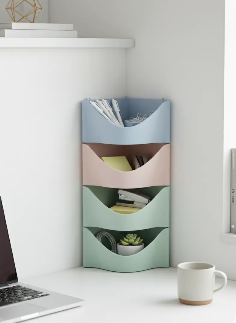 Modular Corner Organizer Bathroom Kitchen Office view 4