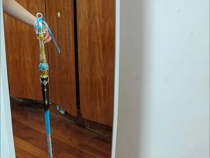 原神 水神 芙芙升级版专武静水流涌之辉武器 长度1米2
