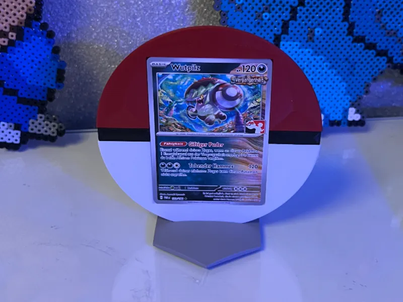 Kartenständer Pokeball