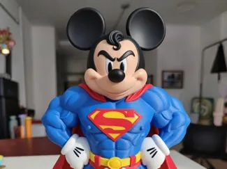 Super Mickey Mouse  ( No ams-multiparts/3mf/Slt )