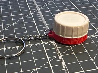 Festival Lid Keychain Holder