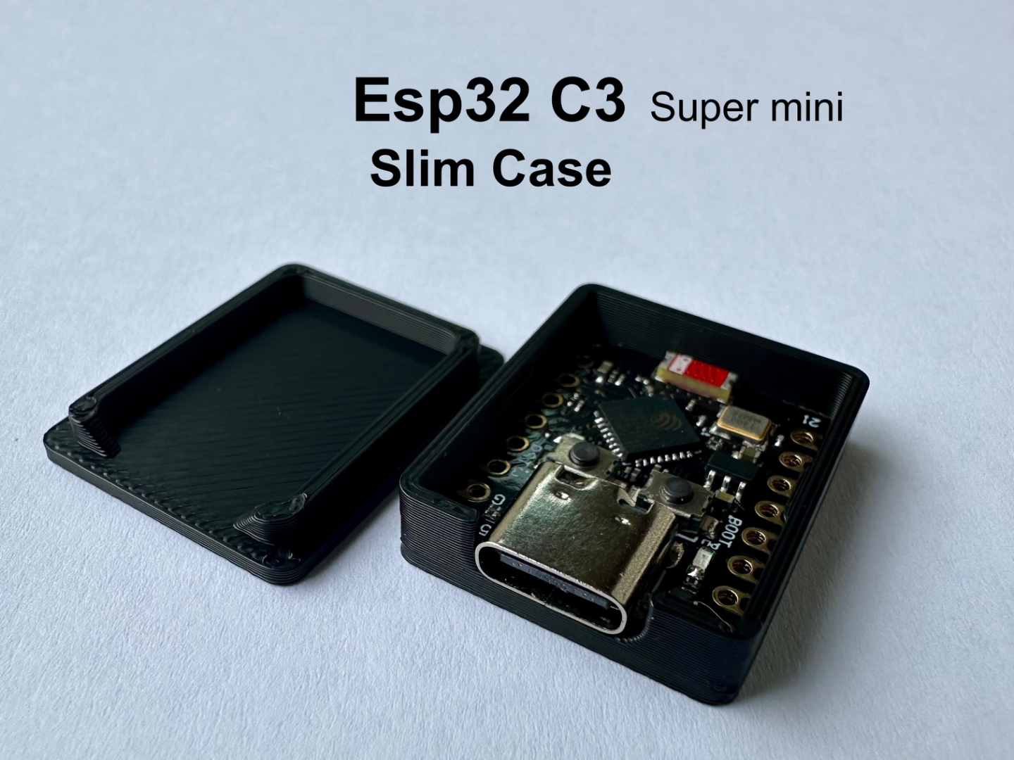 ESP32 C3 Slim case snap fit