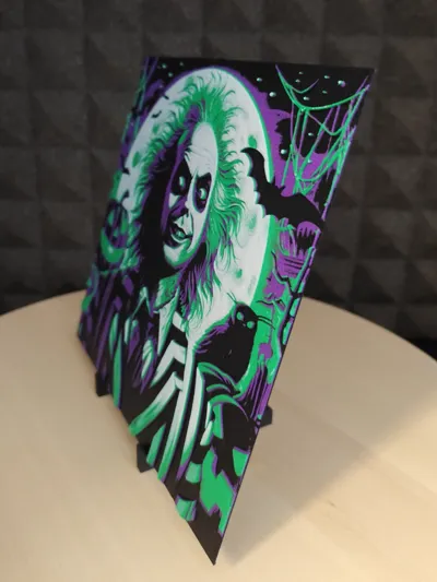 Beetlejuice - Halloween - Hueforge by Luc3D - MakerWorld