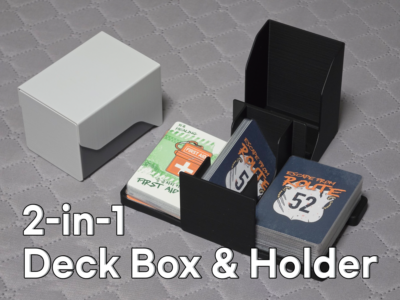 2-in-1 Deck Box & Holder