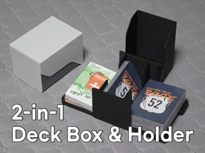 2-in-1 Deck Box & Holder