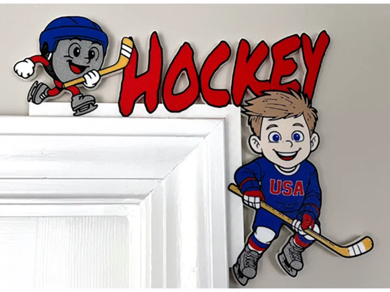 Hockey Door Corner Decor