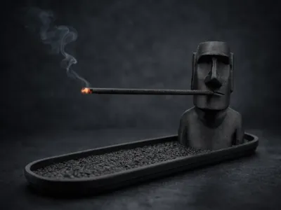 Moai Incense Holder – Easter Island Statue