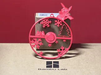 Christmas ornament pokeball