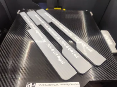 Build Plate QR Code Alignment Jig