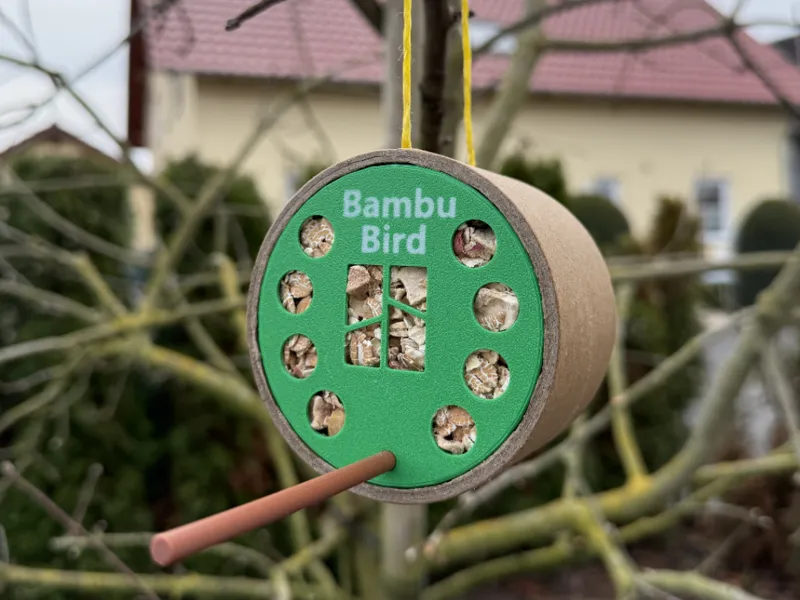 Bambu Bird Feeder - Upcycle used Filamentspools
