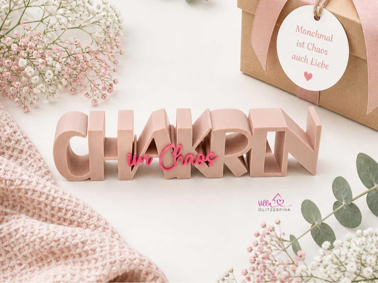 Schriftzug Chakren im Chaos