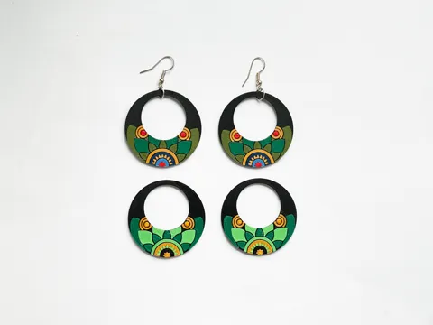 Colorful earrings