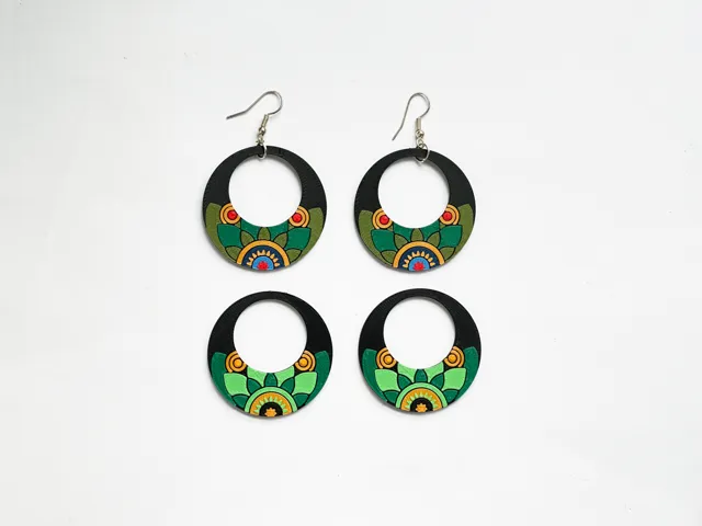 Colorful earrings