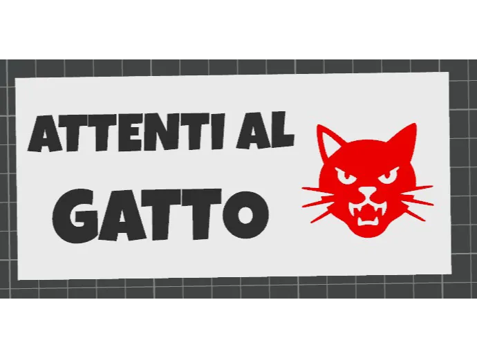 Attenti al gatto, versione ITA, multicolore