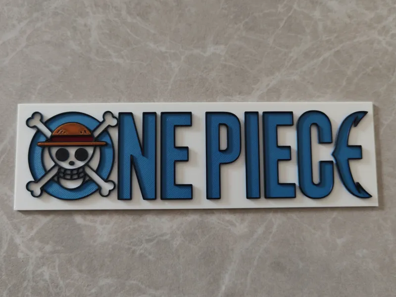 One Piece Logo Luffy