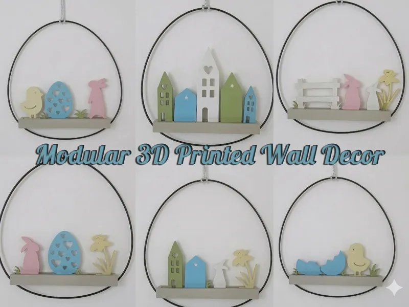 Modular 3D Printed Wall Decor