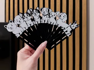 Dog Bookmarks – Black & White Collection