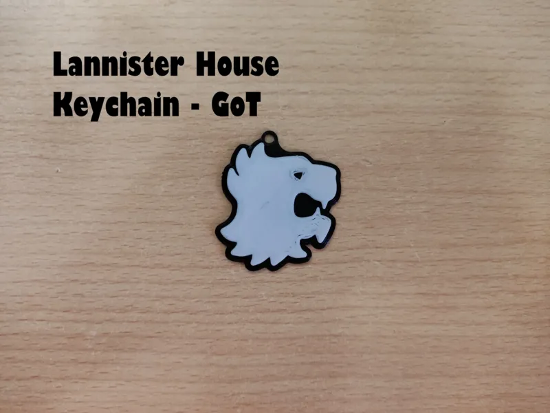Lannister House Keychain – Game of Thrones