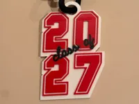 Class of 2027 hype chain pendant