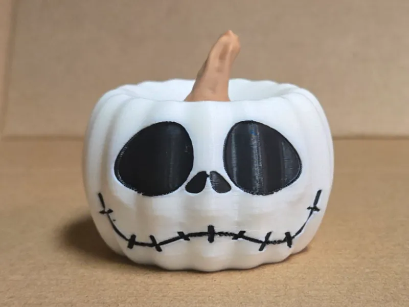 Skellington Pumpkin