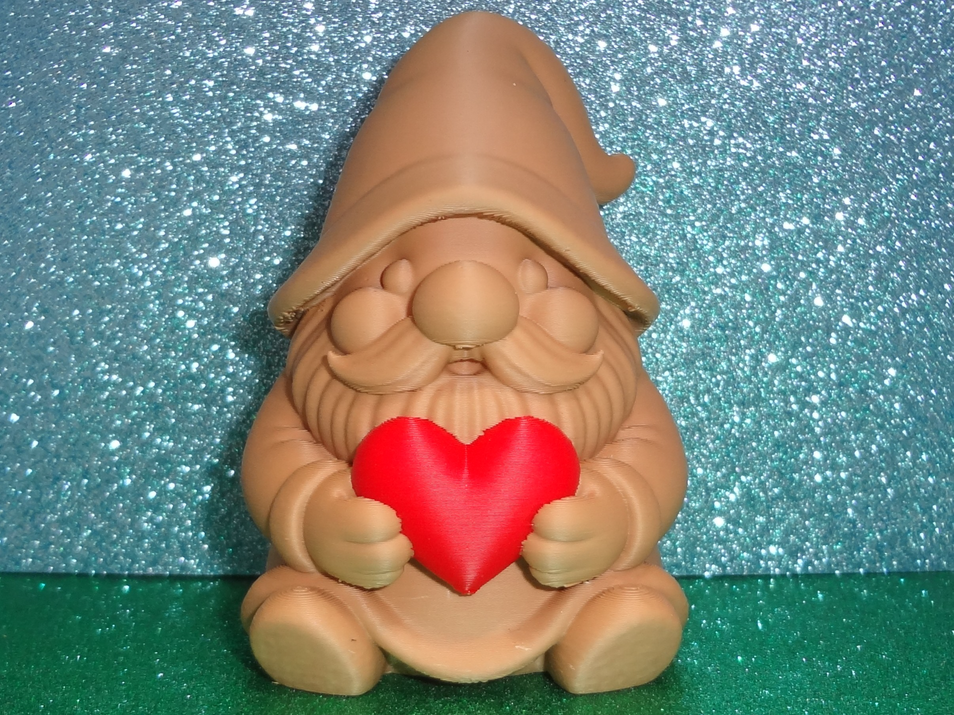 Adorable Simple Little Love Gnome - Heart In Hand!