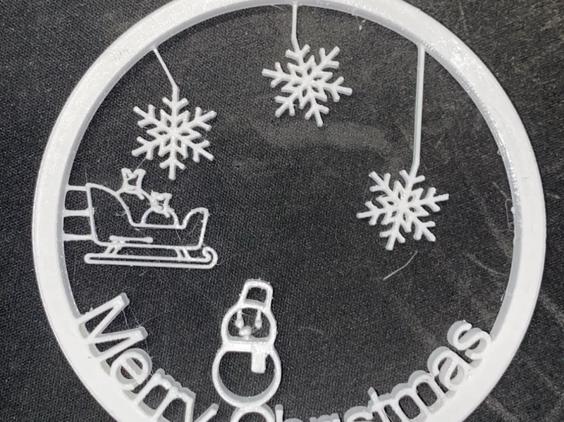 Christmas Ornament Snow Town 2