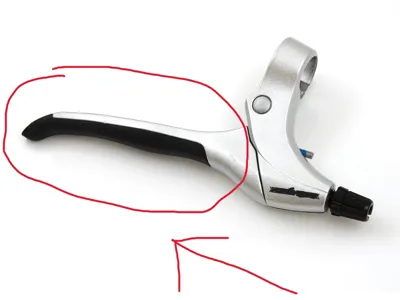 Gazelle bicycle brake handle rubber