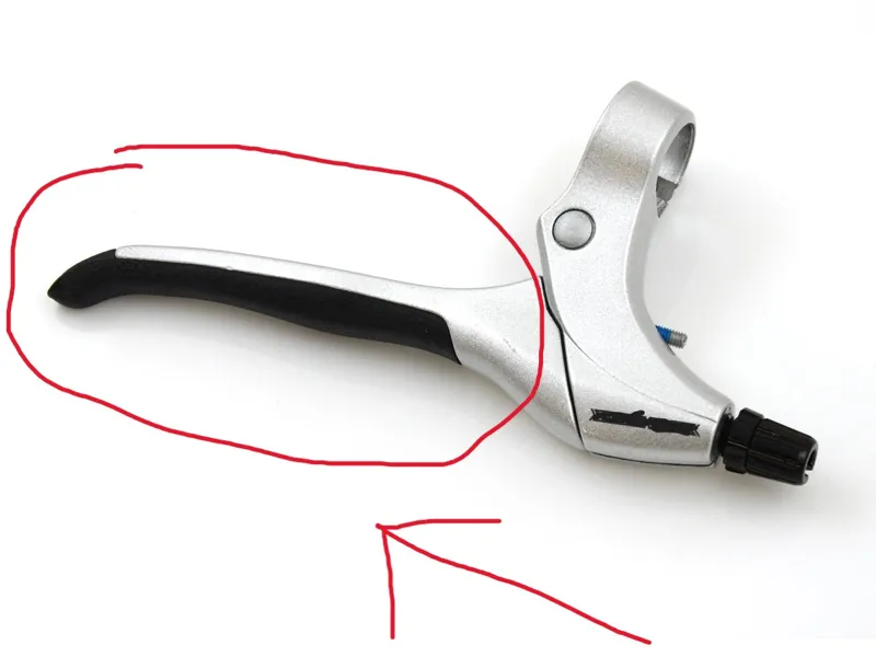 Gazelle bicycle brake handle rubber