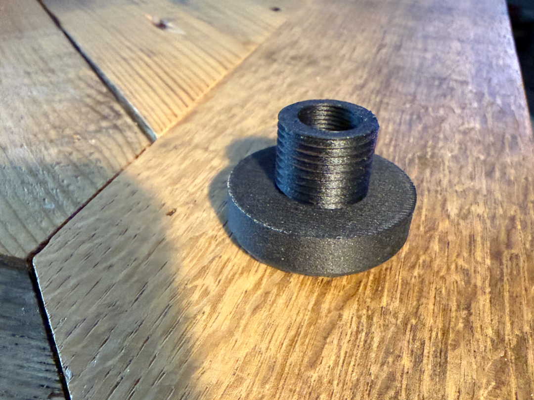 1/2x28 and 5/8x24-3/4x16 Thread Adapter
