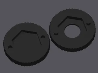 Metric M8 / M10 bolt cover (Foot or knob)