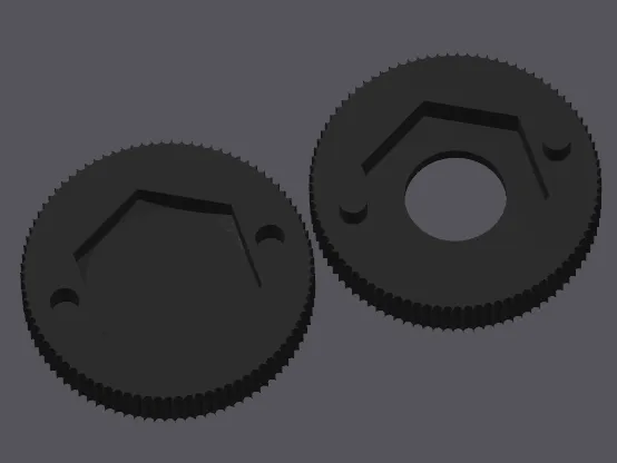 Metric M8 / M10 bolt cover (Foot or knob)