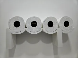 POOP toilet roll holder