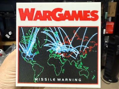 Wargames Coaster / Sign / Plaque