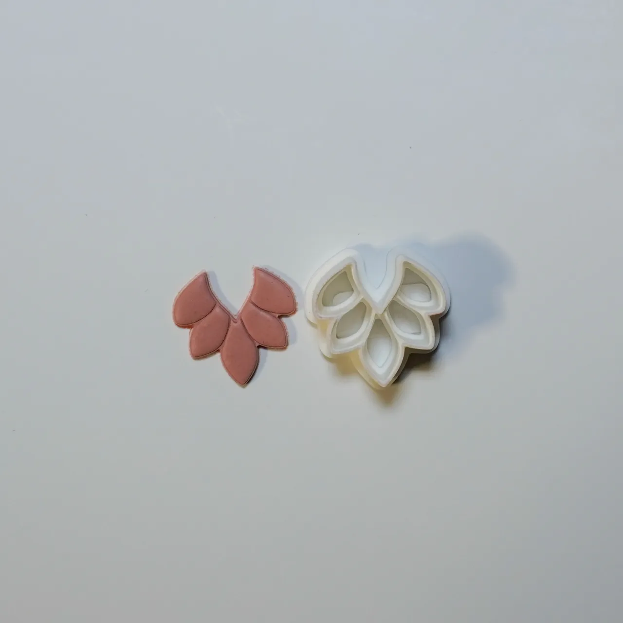 Organic Polymer Clay Cutter Earrings Necklace view 2
