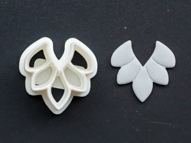 Organic Polymer Clay Cutter Earrings Necklace