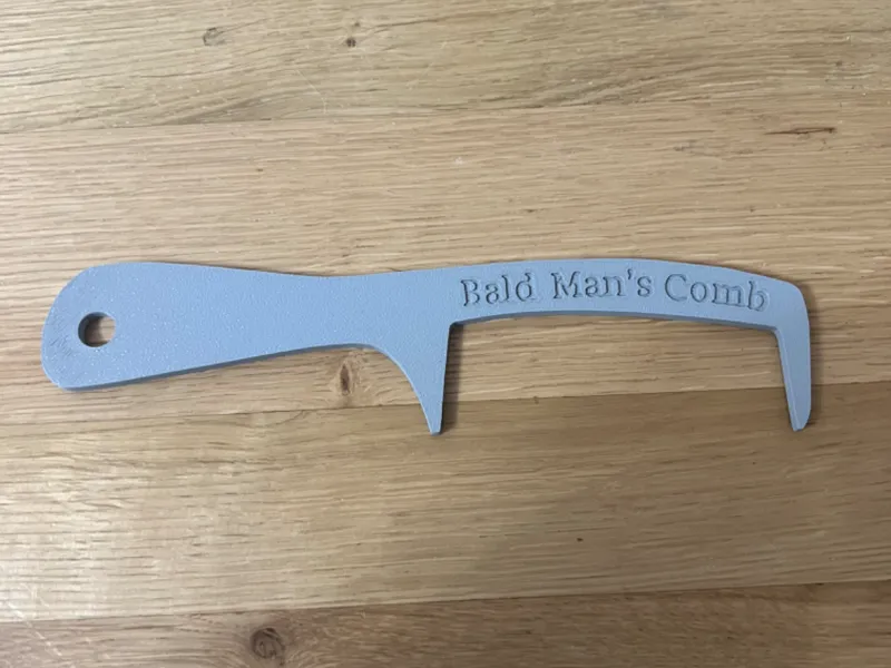 Bold man comb